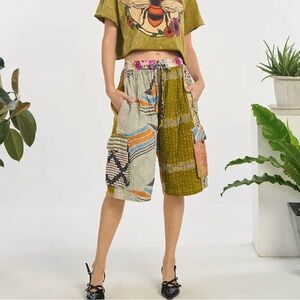 Patchwork artisan, free-spirited  Women Shorts